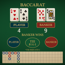 Roby Casino - Baccarat Table Game - Elegant Card Game